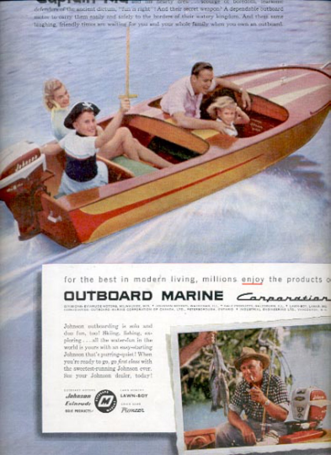1957 Outboard Marine Corporation ad (# 4960)