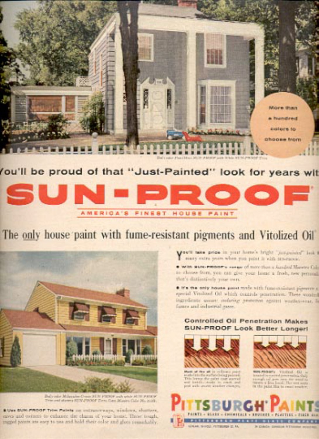 1957 Pittsburgh Paints ad (# 4916)