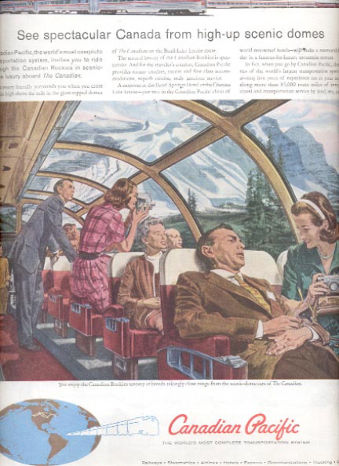 1960 Canadian Pacific transportation system ad (#5466)