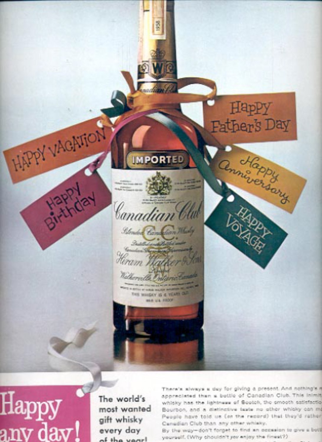 1964 Canadian Club Whisky ad (#5408)