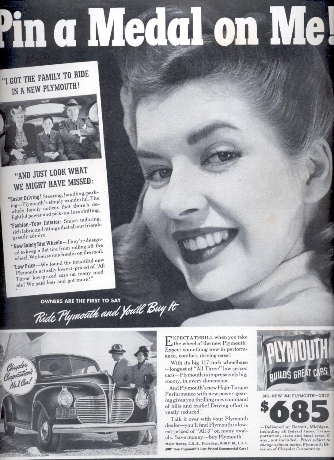 24, 1941 Plymouth build great cars ad (# 3907) - 541c6776df468_49770b