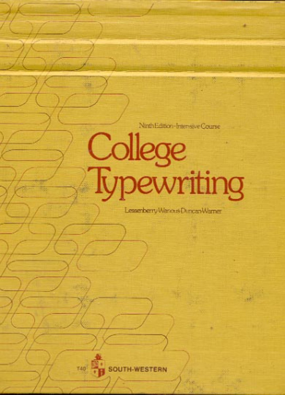 College Typewriting Ninth Edition- Intensive Course c1975