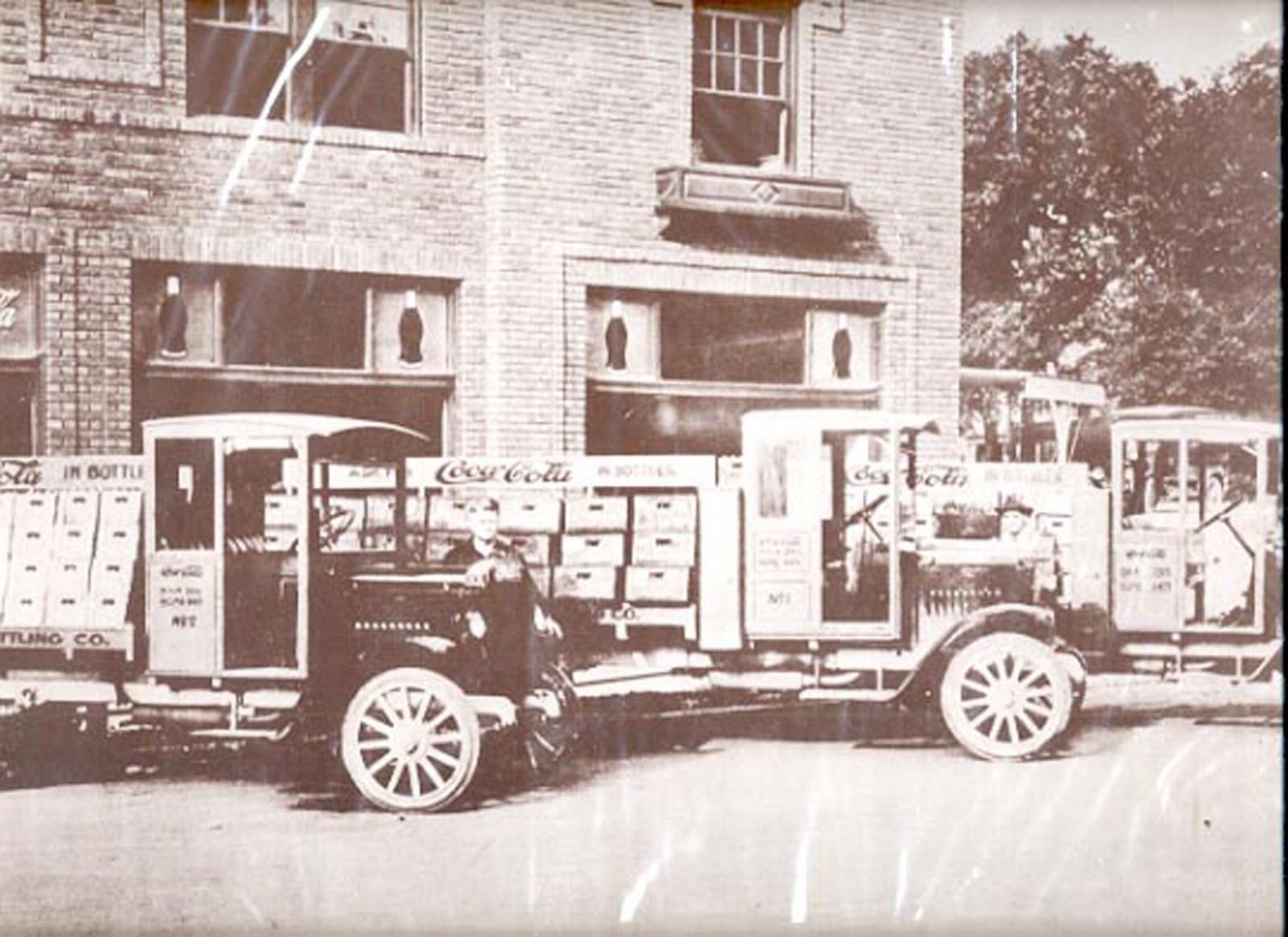 Coca Cola plant and trucks print (#37) 11"x14"