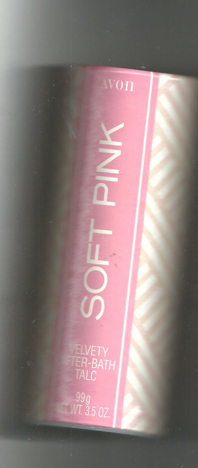 12 Avon Soft Pink Velvety After- Bath Talc- NOS