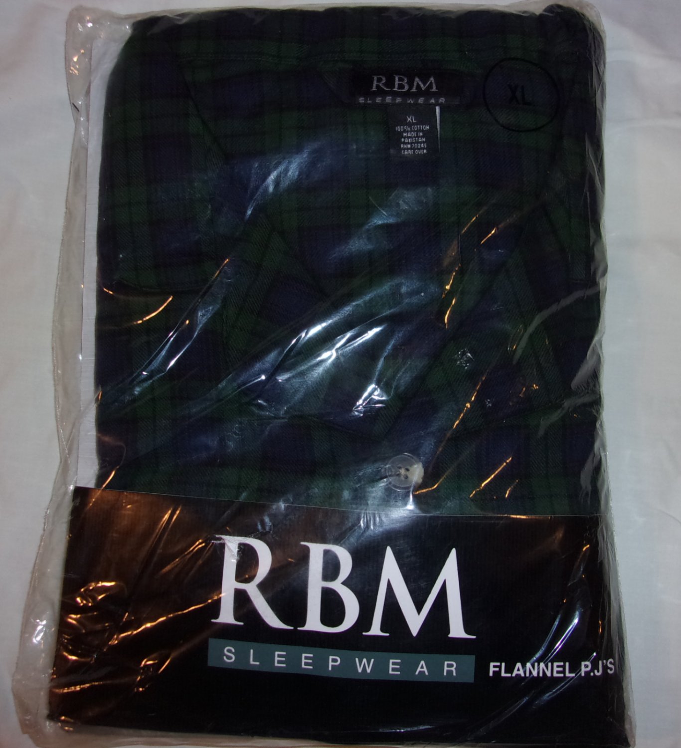 RBM Sleepwear- Flannel PJs - Size XL
