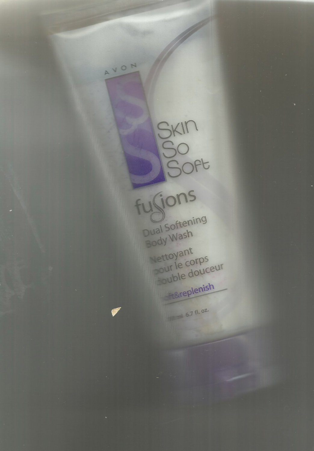 Avon SSS Fusions Softening Dual Body Wash Soft & Replenish- NOS