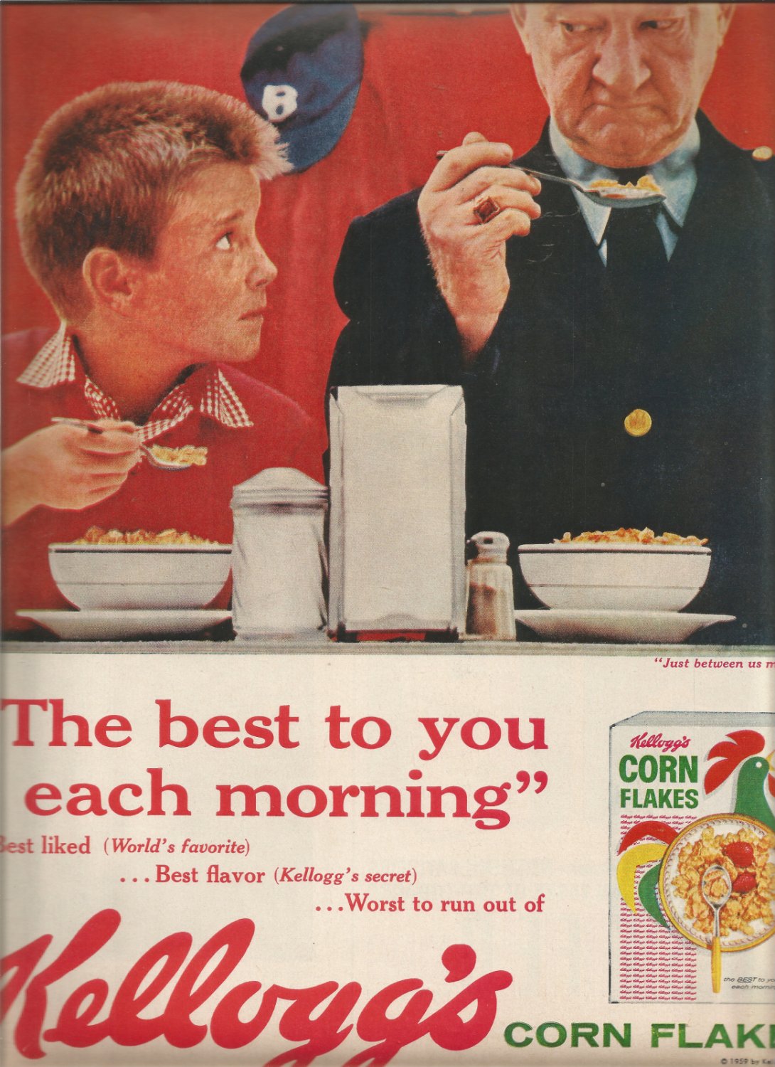 April 6 1959 Kellogg S Corn Flakes Magazine Ad 4404