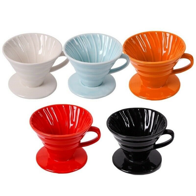 Ceramic Coffee Dripper Pour Over Coffee Maker V60 Engine Slow Brewing accessory
