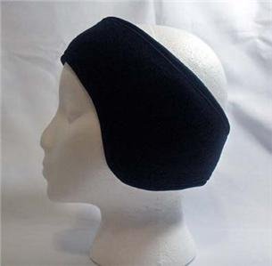 ADJUSTABLE BLACK SKI HEAD BANDS WRAPS EAR WARMERS NEW