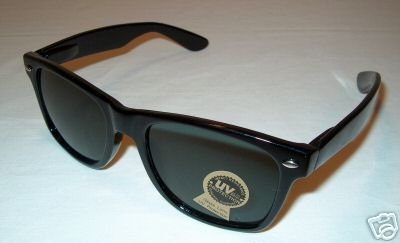NEW BLACK WAYFARER VINTAGE SUNGLASSES MEN WOMEN like Ray Ban