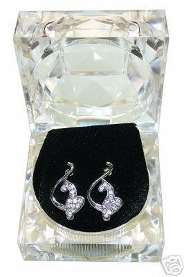 Diamond BABY PHAT ICED OUT BLING CZ EARRINGS SILVER STUD NEW