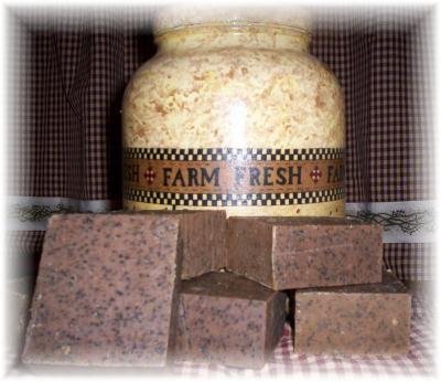 Coffee Kitchen Soap For Tough Kitchen Smells & Outdoor Work Hands~5 Bars
