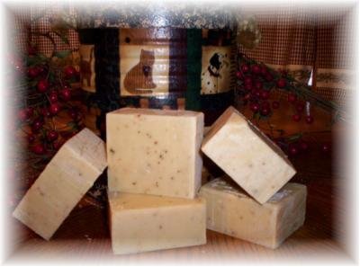 HONEY ALMOND~5~ BARS HANDCRAFTED GOATSMILK SOAPS