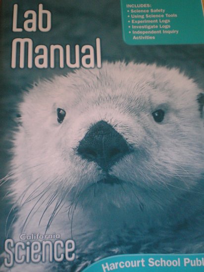 Harcourt Science Grade 1 Lab Manual (2007) California