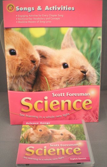 Scott Foresman Science Kindergarten Songs and Activities Workbook and CD