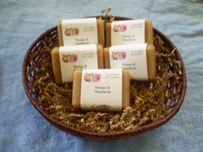 Handmade Mango & Mandarin Cold Processed Soap