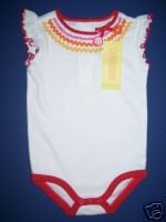 Gymboree FIESTA FIESTA Crochet Flower TOP 6-12 M