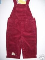 NWT Gymboree HOLIDAY FRIENDS Cord Overalls 12-18 m
