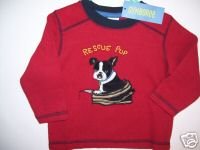 NWT Gymboree FIREHOUSE HOUNDS Rescue Pup Top 12-18 m