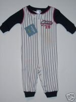 NWT Gymboree Gymmies Sports All Star Baseball PJ 0-3 m