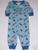 NWT Gymboree SLEEPWEAR Baseball Gymmies 0-3 m