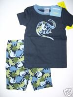 NWT Gymboree DINOSAUR SLEEPWEAR Camo Gymmies 12-18 m