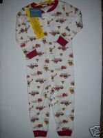 NWT Gymboree TRUCK SLEEPWEAR Print Gymmies PJs 12-18 m