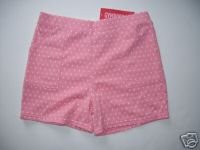 NWT Gymboree CANDY APPLE Pink Dot Shorts 10