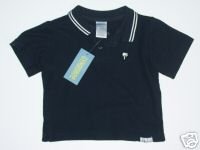 NWT Gymboree RESORT GETAWAY Navy Collar Shirt TOP 3-6 m