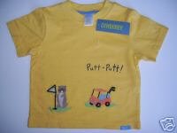 NWT Gymboree RESORT GETAWAY Yellow Golf Tee 3-6 mo.