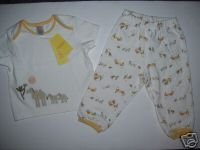 NWT Gymboree TROPICAL OASIS Yellow Camel 2pc SET 3-6 mo