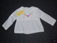 NWT Gymboree FIESTA FIESTA Gauzy Flower Top 6-12 m