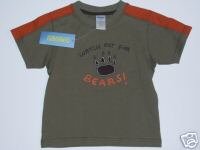 NWT Gymboree CAMP SCOUT Watch Out For Bear Tee 2T