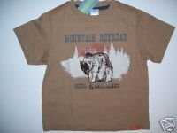 NWT Gymboree CAMP SCOUT Brown Grizzly Top Tee 3
