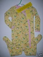 NWT Gymboree TINY POND Footed 1pc Print SLEEPER 12-18 M