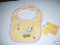NWT Gymboree TINY POND Reversible Lilly Pad Bib