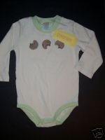 NWT Gymboree DOES YOUR GARDEN GROW Hedhog Bodysuit 12