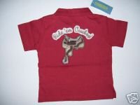 NWT Gymboree SUMMER RODEO Cowboy Saddle Polo Shirt 2T