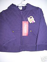 NWT Gymboree ROYAL GARDEN Purple Quilted Jacket 2T