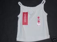 NWT Gymboree PARISIAN ROSE White Braided Tank 12-18 m