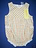 NWT Gymboree PRAIRIE RANCH Girl Plaid Top 0-3 m
