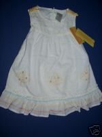 NWT Gymboree PRAIRIE RANCH White Tree Dress 6-12 M