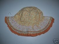 NWT Gymboree PRAIRIE RANCH Girls Flower Sun Hat 6 12