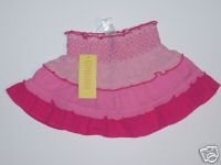 NWT Gymboree MONKEY ISLAND Pink Tier Skort SKIRT 6-12 m