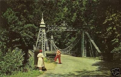 SUSPENSION BRIDGE - Mill Creek Park, Youngstown, OH