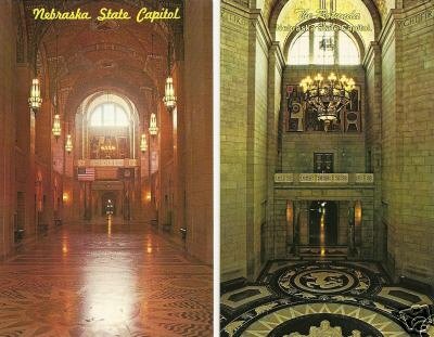 LOT of 2 - NEBRASKA STATE CAPITOL - Lincoln, NE