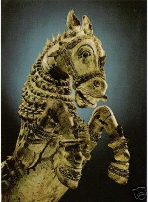 19th c. Wooden Horse - India