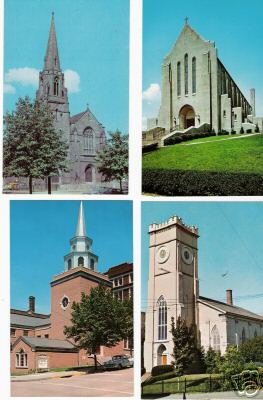 LOT of 4 CHURCHES