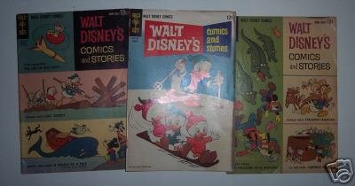 Set of 3 - Walt Disney Comics & Stories
