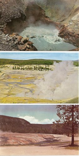 Lot of 3 Yellowstone National Park - 1